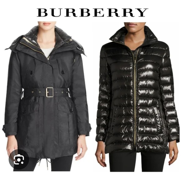 Burberry chevrington 2 coats in one double can be worn separate with inside hood - Picture 5 of 5